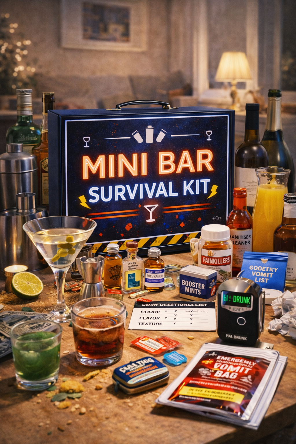 Mini bar survival kit
