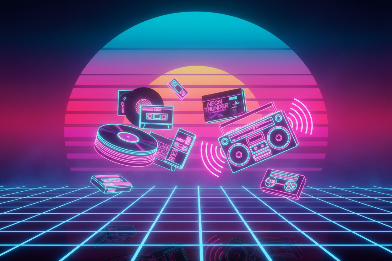 Vaporwave Neon Retro Collection